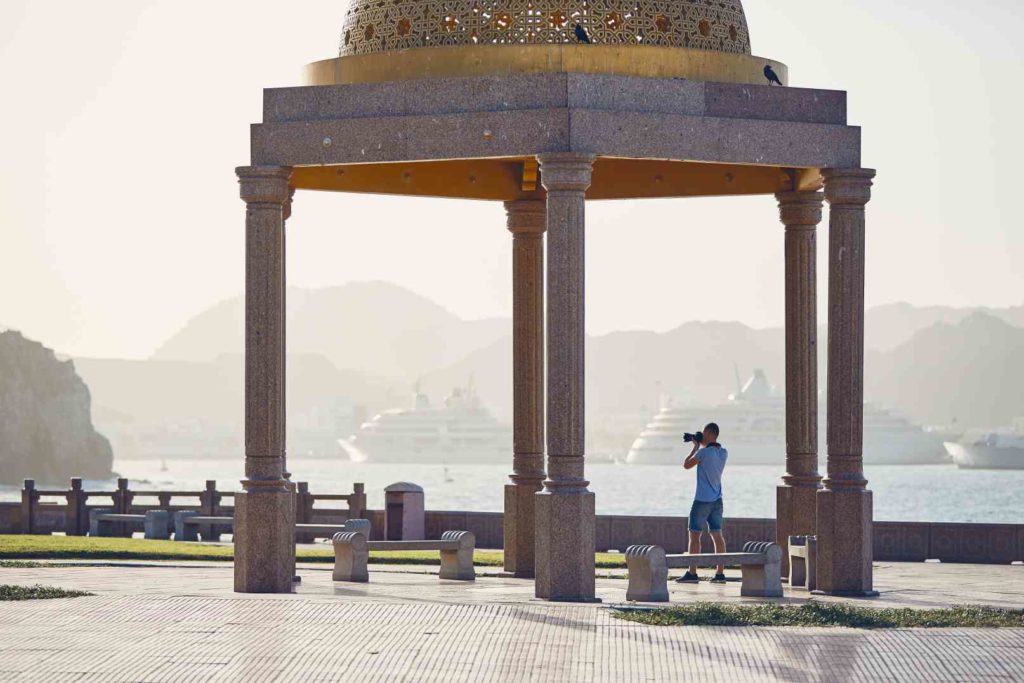 Young tourist in Oman
