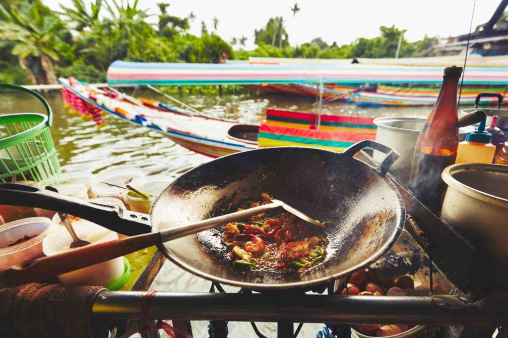 Cuisine on the boat - Bangkok, Thailand